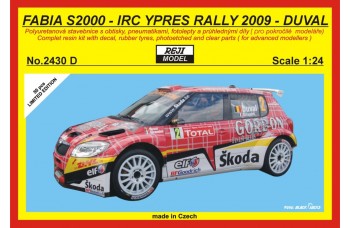 Kit – Fabia S2000 Rally Ypres  2009 - Duval - LIMITED EDITION